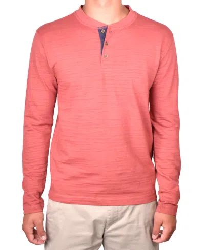 VINTAGE 1946 VINTAGE 1943 MEN'S BURN OUT SLUB HENLEY SHIRT