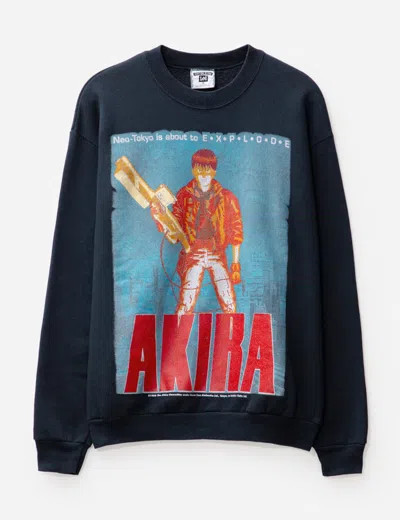 Vintage 1990's Akira Navy Sweater In Blue