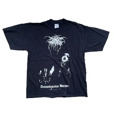 Pre-owned Vintage 1999 Darkthrone Peaceville Transilvanian Hunger In Black