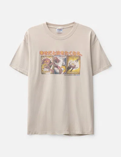 Vintage 2003 The Flaming Lips Beige Tour Tee In Neutral