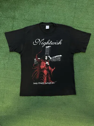 Pre-owned Vintage 2005 Nightwish Your Death Saved Me Red Sun Rising In Black