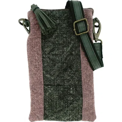 Vintage Addiction Crossbody Bag In Chocolate/ Plum