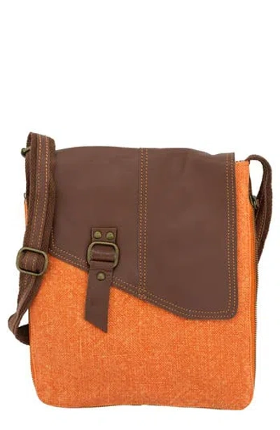 Vintage Addiction Crossbody Bag In Orange