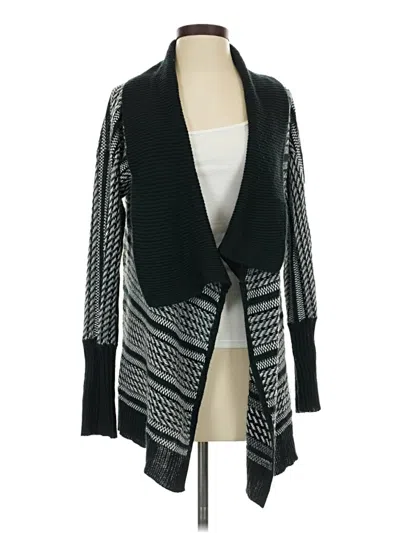 Pre-owned Vintage America Blues Cardigan Sweater In Black