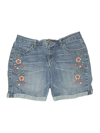 Pre-owned Vintage America Blues Denim Shorts In Blue