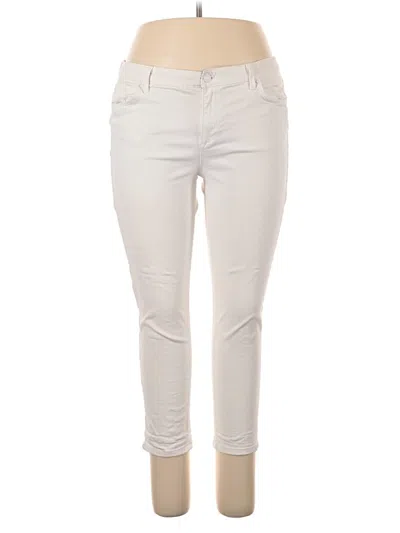 Pre-owned Vintage America Blues Jeggings In Ivory