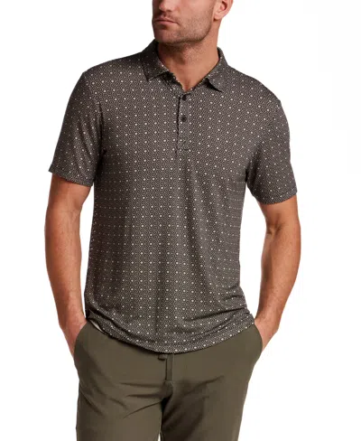 Vintage & Black Men's Short-sleeve Polo Shirt In Gray