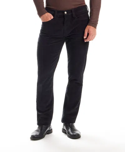 Vintage & Black Men's Two-tone 5-pocket Cord Pants In Black