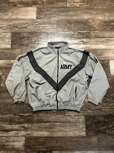 Pre-owned Vintage Army Windbreaker In Silver