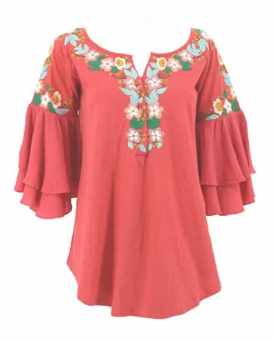 Vintage Collection Women's Austin Tunic In Tangerine In Pink