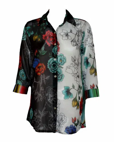 Vintage Collection Women's Unity Shirt In Multi In Black