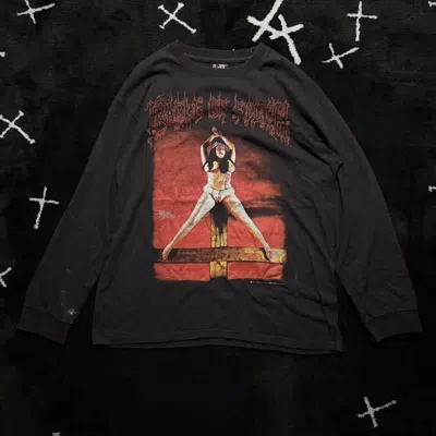Pre-owned Vintage Cradle Of Filth - “desire Me Like Satan” Longsleeve In Black