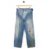 Vintage Curated By Double Rl Ralph Lauren 1940s Denim Sailor Pant In Blue