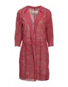 Vintage De Luxe Overcoats In Red