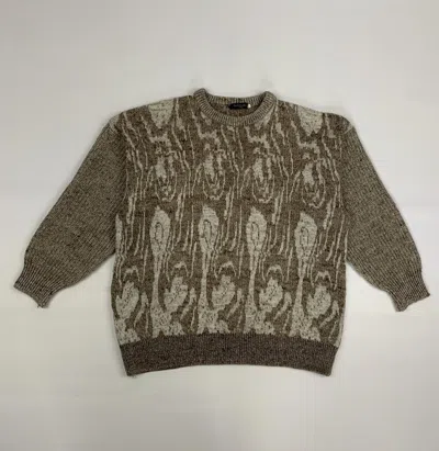 Pre-owned Vintage Designer Emilio Carducci Sweater In Multicolor