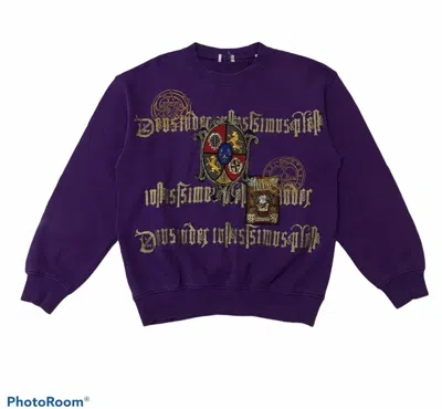 Pre-owned Vintage Farnese Sweatshirt In Purple