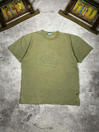 Pre-owned Vintage Fishbone Y2k T-shirt  In Green