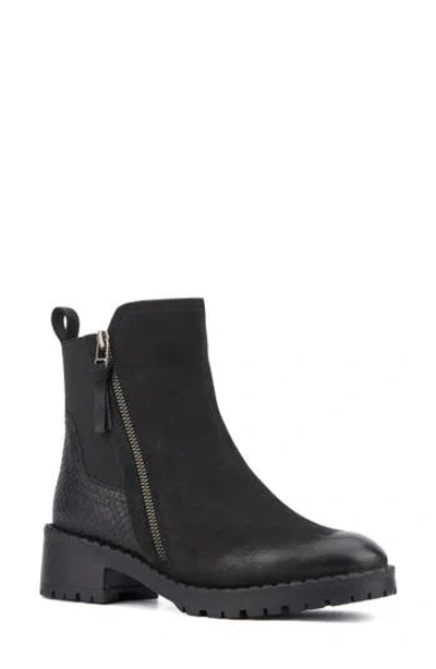 Vintage Foundry Alara Zip Boot In Black