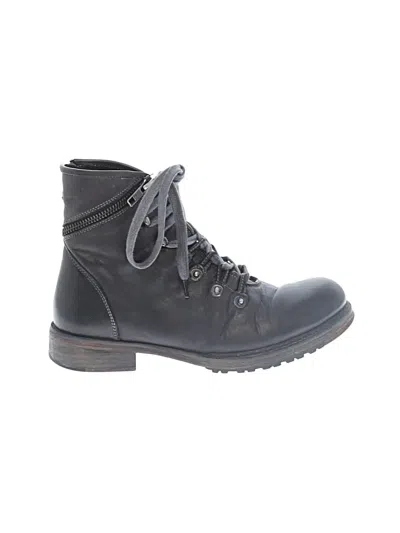 Pre-owned Vintage Foundry Ankle Boots In Black