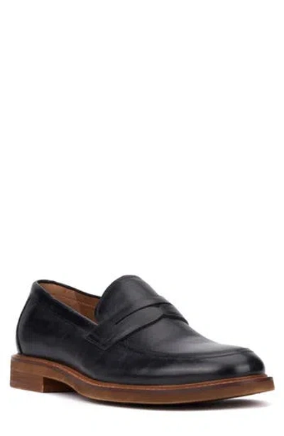 Vintage Foundry Bradford Penny Loafer In Black