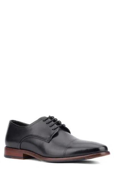Vintage Foundry Brent Cap Toe Oxford In Black