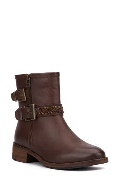 Vintage Foundry Castel Bootie In Brown