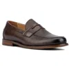 Vintage Foundry Co Albion Mens Leather Round Toe Loafers In Brown