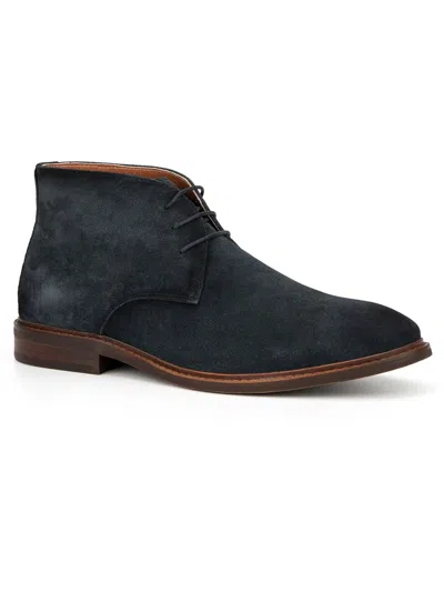 Vintage Foundry Co Ashton Mens Suede Formal Chukka Boots In Grey