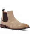 Vintage Foundry Co Evans Mens Suede Ankle Chelsea Boots In Taupe