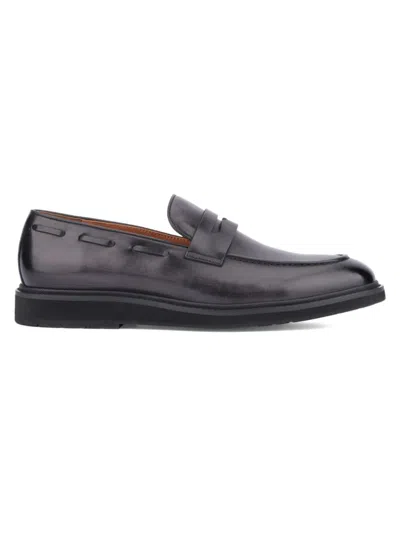Vintage Foundry Co Men's Dwight Leather Penny Loafers In Black