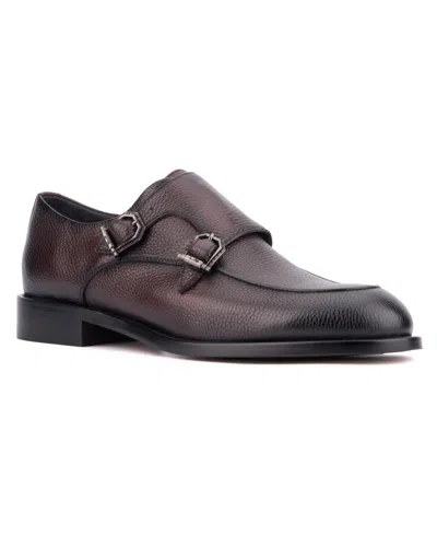 Vintage Foundry Co Men's Lawrence Monk Strap Dress Shoe In Brown