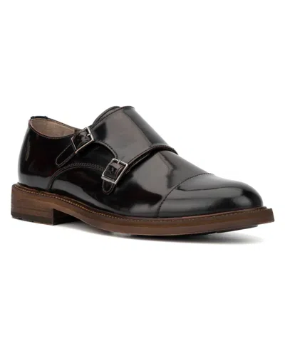 Vintage Foundry Co Men's Lucas Monk Strap Shoe In Burgundy