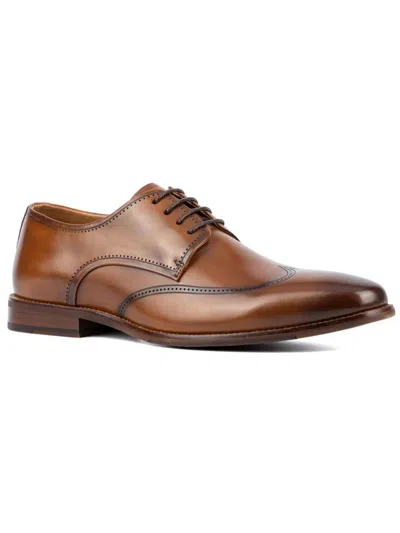 Vintage Foundry Co Men's Leather Orton Oxfords Shoes In Cognac