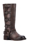 Vintage Foundry Constance Knee High Boot In Chocolate