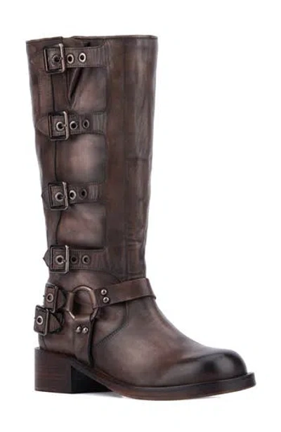 Vintage Foundry Constance Knee High Boot In Chocolate