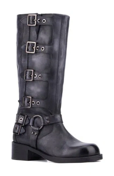 Vintage Foundry Constance Knee High Boot In Grey