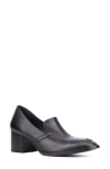 Vintage Foundry Elaine Whipstitch Loafer In Black