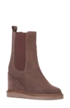 Vintage Foundry Elizabeth Hidden Wedge Boot In Chocolate