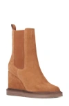 Vintage Foundry Elizabeth Hidden Wedge Boot In Tan
