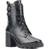 Vintage Foundry Elizabeth Lug Heel Boot In Black