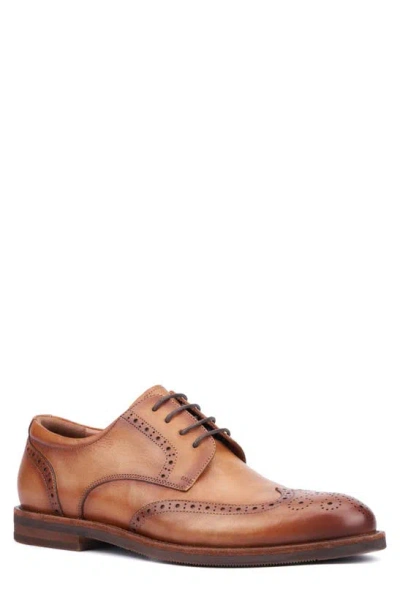 Vintage Foundry Irwin Wingtip Derby In Tan