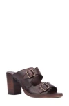 Vintage Foundry Lidia Buckle Sandal In Brown