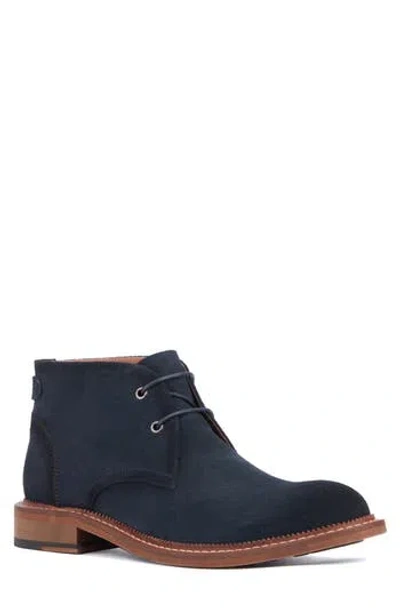 Vintage Foundry Milton Chukka Boot In Navy
