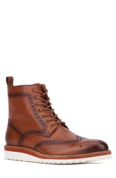 Vintage Foundry Parker Wingtip Boot In Tan