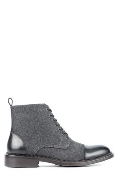 Vintage Foundry Remington Combat Boot In Grey/black