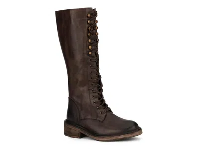 Vintage Foundry Wide Width Sadelle Wide Calf Boot In Brown