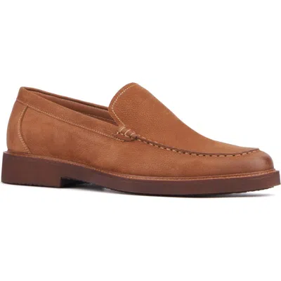 Vintage Foundry Xander Moc Toe Loafer In Tan