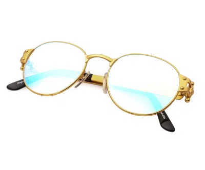Vintage Frames Company 1998 Millenium Edition 24kt Satin Gold In Satin Yellow Gold