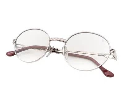 Vintage Frames Company 508 Signature Series 18kt White Gold In Metallic