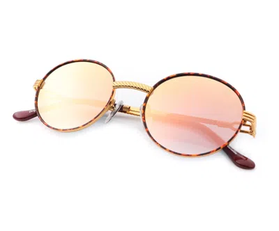 Vintage Frames Company 508 Tortoise Edition 18kt Gold In Tortoise / Yellow Gold